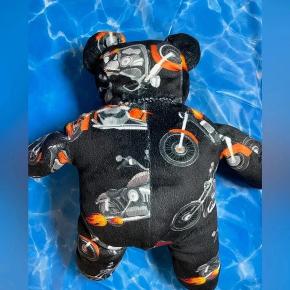 🐣4 for $20🥚 Custom/Homemade Unofficial Harley Davidson/Biker Teddy Bear - Picture 6 of 11